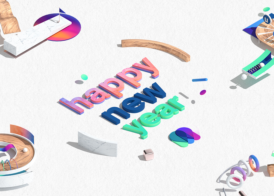 Happy new year 2018 game